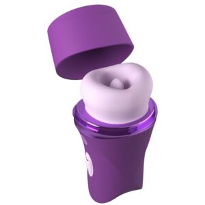 FANTASY FOR HER – LUSH KISS PLUSH PURPLE SUCTION & LICKING CLITORIAL TIMULATOR