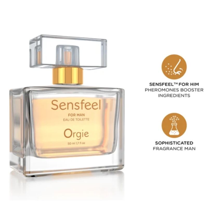 Ilhaerotica - ORGIE - SENSFEEL FOR MAN PHEROMON BOOSTER EAU DE TOILETTE 50 ML