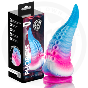 EPIC – PHORCYS DILDO COM TENTÁCULOS AZUIS TAMANHO GRANDE