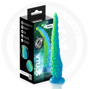 EPIC – SCYLLA DILDO COM TENTÁCULOS FINOS E FLUORESCENTES DE TAMANHO PEQUENO