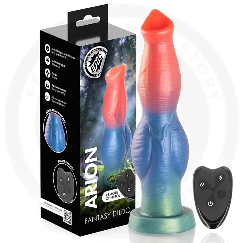 Ilhaerotica - EPIC - ARION DILDO SYMPHONY OF PLEASURE COM CONTROLE REMOTO RECARREGÁVEL