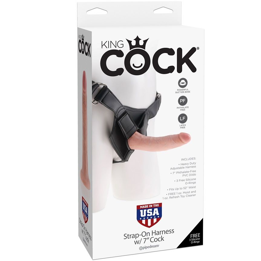 Ilhaerotica - KING COCK - HARNESS COM PÊNIS REALISTA 17