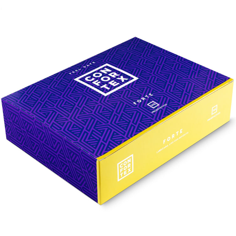 Ilhaerotica - CONFORTEX - NATURE FORTE CONDOMS 144 UNITS