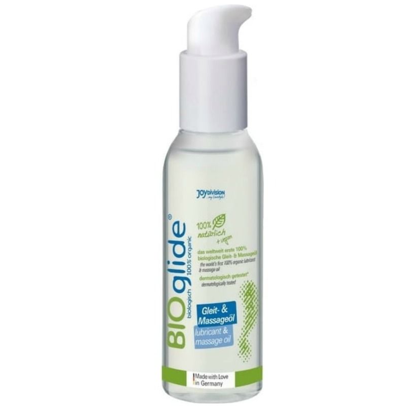 Ilhaerotica - BIOGLIDE - ÓLEO DE MASSAGEM E LUBRIFICANTE ORGÂNICO 125 ML