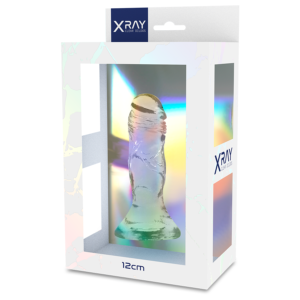 X RAY – DILDO TRANSPARENTE 12 CM -O- 2.6 CM