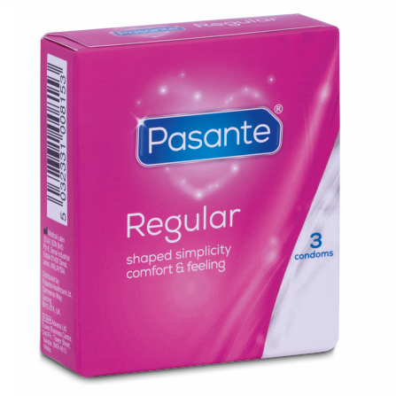 Ilhaerotica - PASANTE - DE PRESERVATIVO GAMA REGULAR 3 UNIDADES