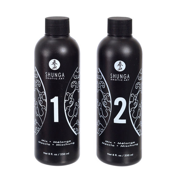 SHUNGA - GEL DE MASSAGEM ERÓTICA CORPO A CORPO ORIENTAL MORANGOS E CAVA - Image 2